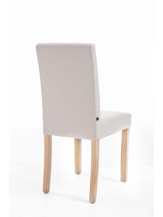 Silla de comedor Ina natura, crema