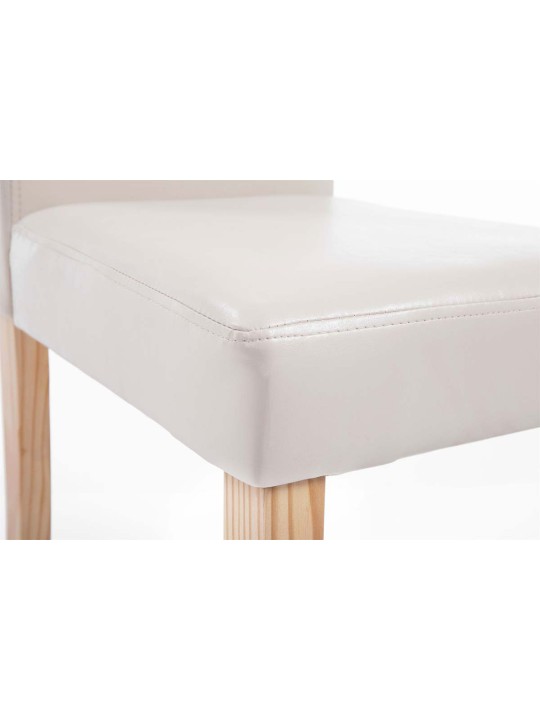 Silla de comedor Ina natura, crema