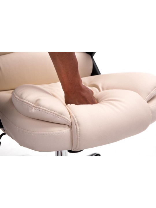 Silla de oficina Thor, crema