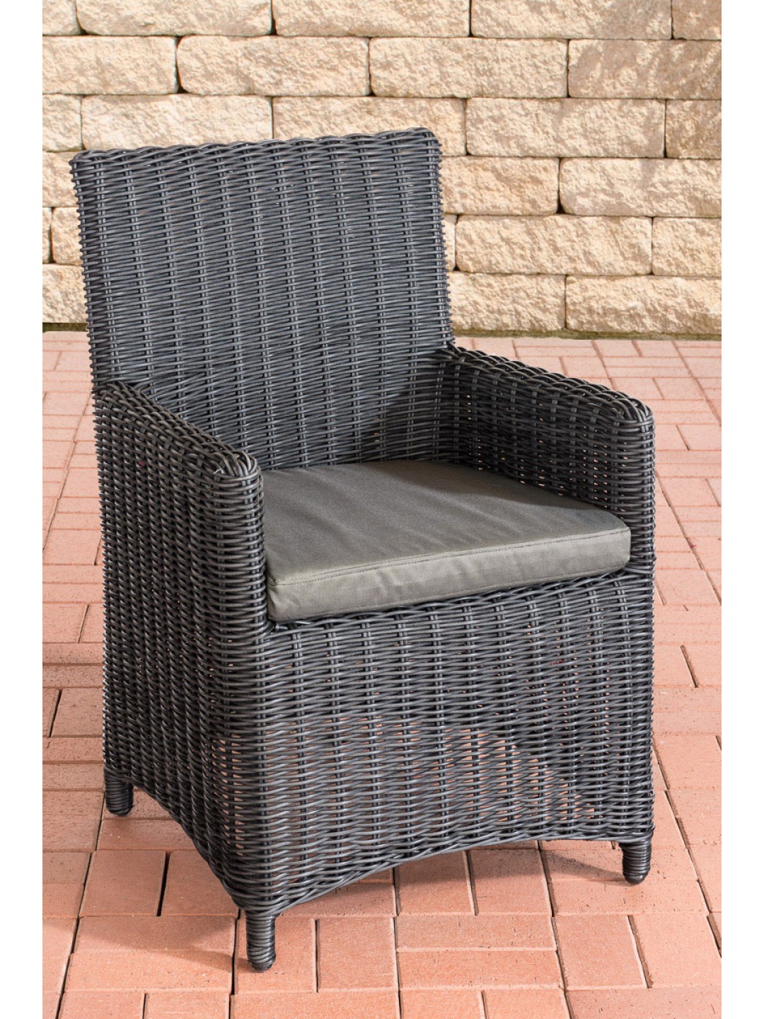 Silla Fontana / Sankt Marlo Antracita 5mm, negro