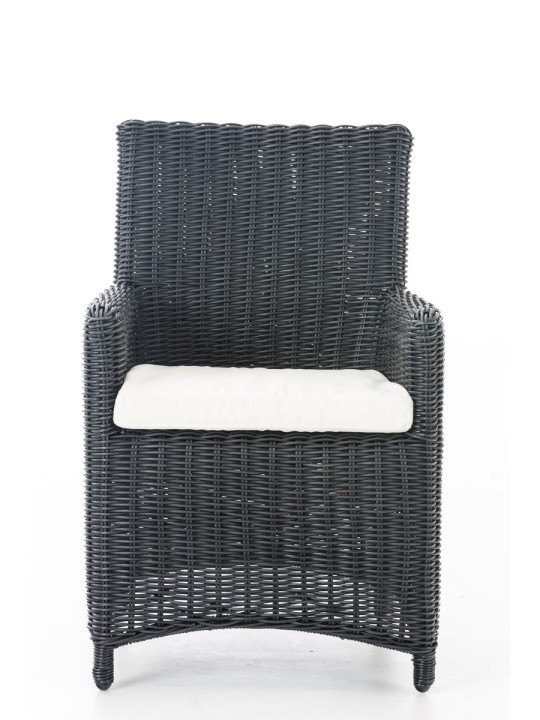 Silla Fontana / Saint Marlo Crema 5mm, negro Silla Fontana / Saint Marlo Crema 5mm, negro