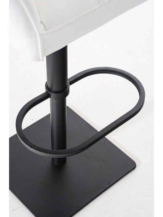 Taburete de bar Damaso B, blanco