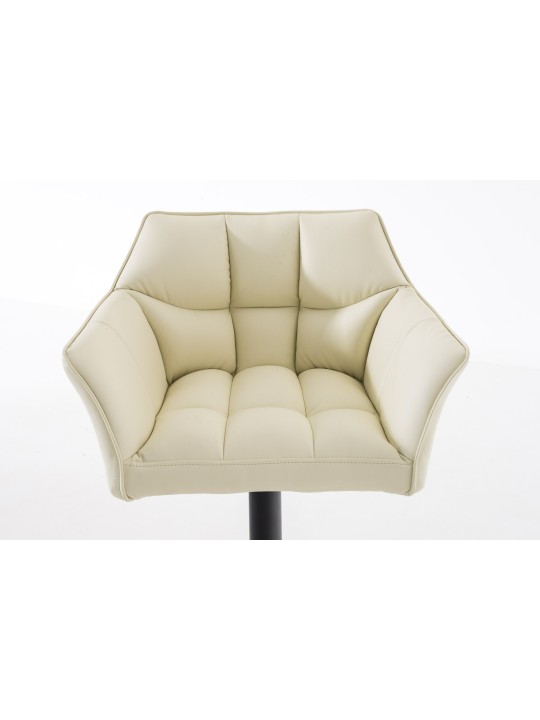 Taburete de bar Damaso B, crema