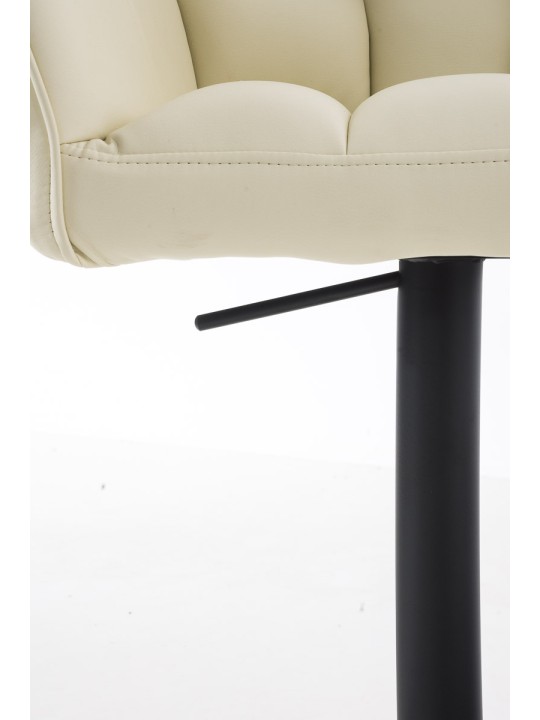 Taburete de bar Damaso B, crema