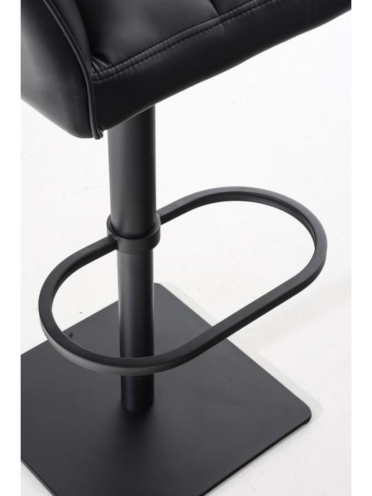 Taburete de bar Damaso B, negro