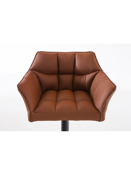 Taburete de bar Damaso B, marrón claro