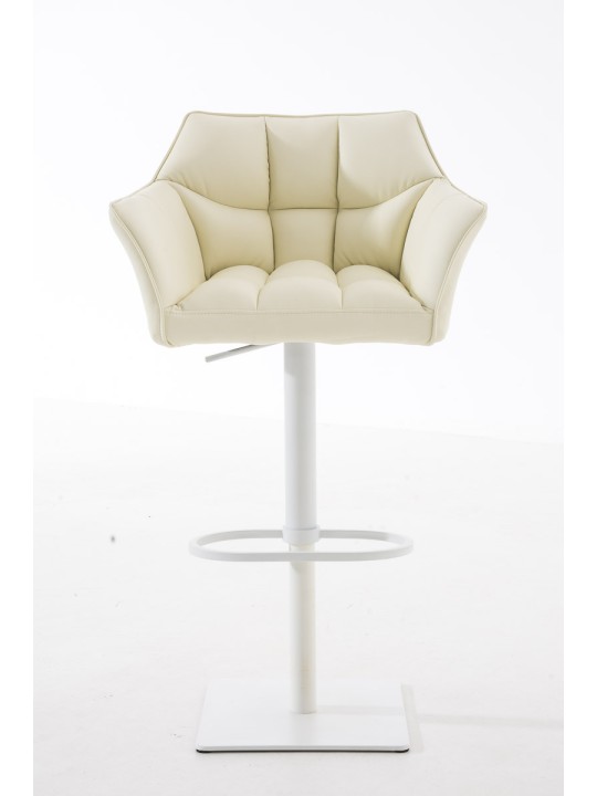 Taburete de bar Damaso W, crema