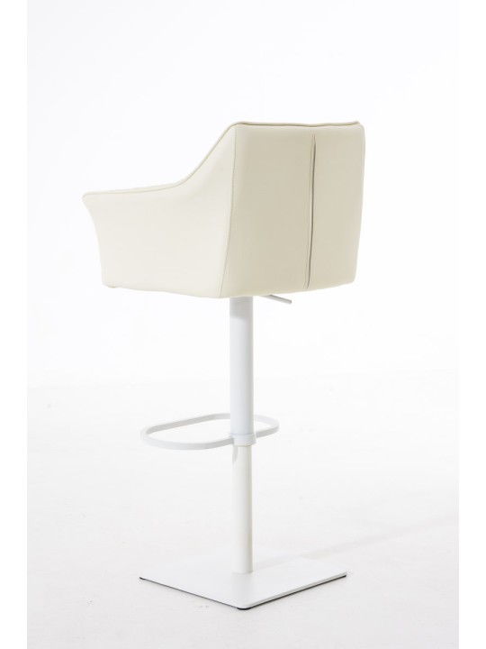 Taburete de bar Damaso W, crema