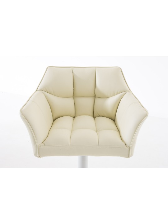 Taburete de bar Damaso W, crema