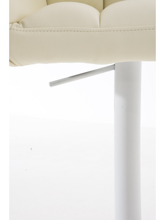 Taburete de bar Damaso W, crema