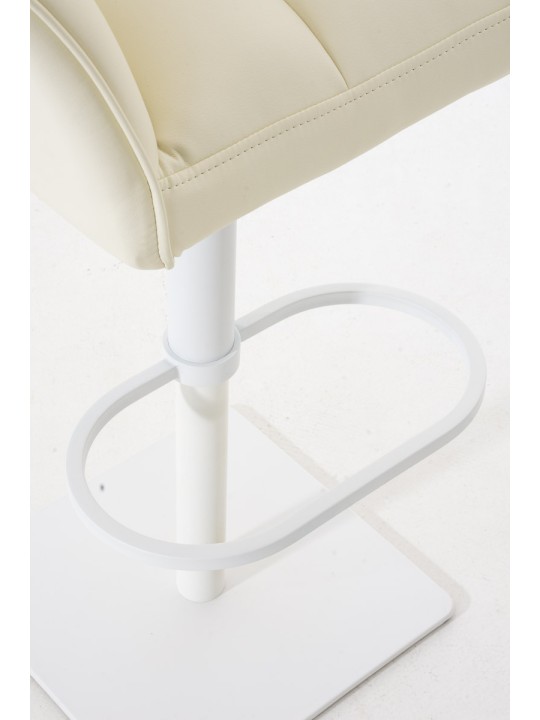 Taburete de bar Damaso W, crema