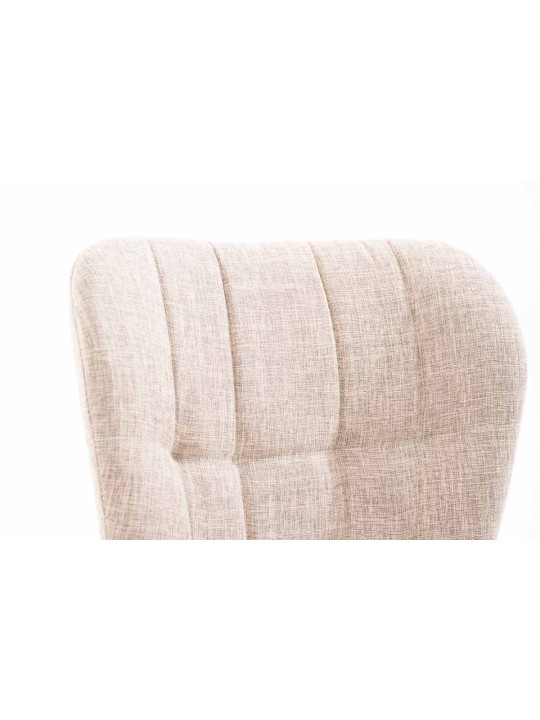 Silla Elda tela natural, crema Silla Elda tela natural, crema