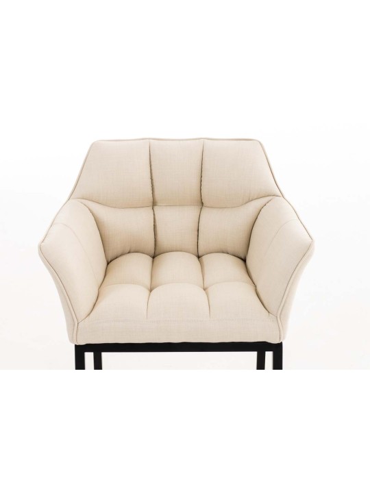 Silla de comedor Octavia B tela, crema Silla de comedor Octavia B tela, crema