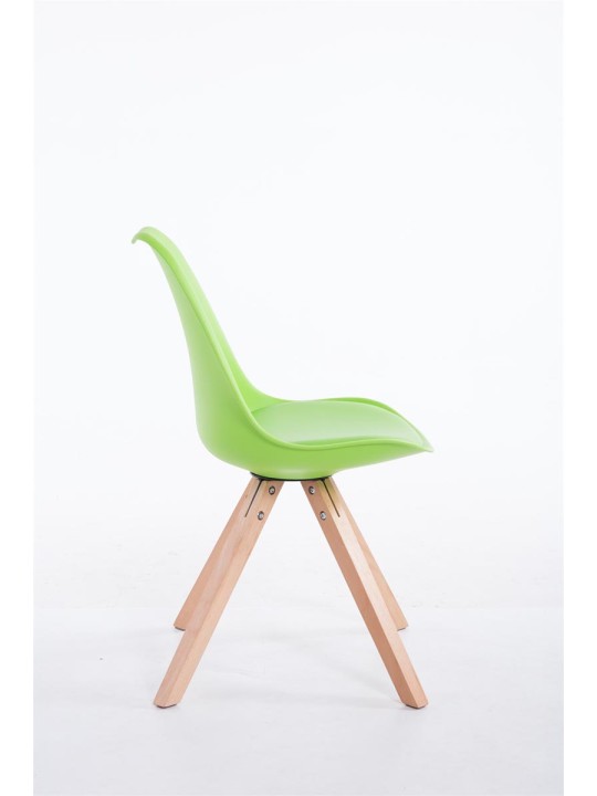 Silla de visita redonda Toulouse Natura, verde Silla de visita redonda Toulouse Natura, verde