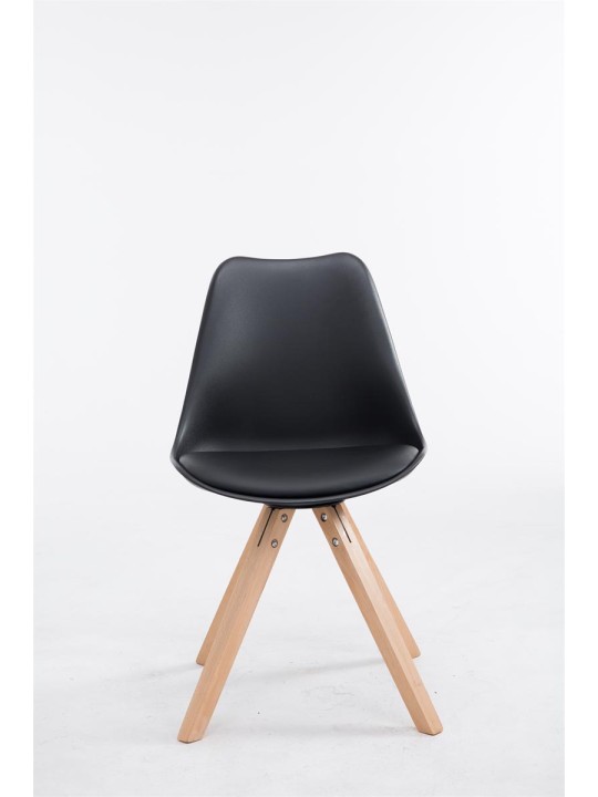 Silla de visita Toulouse Natura Square, negro Silla de visita Toulouse Natura Square, negro