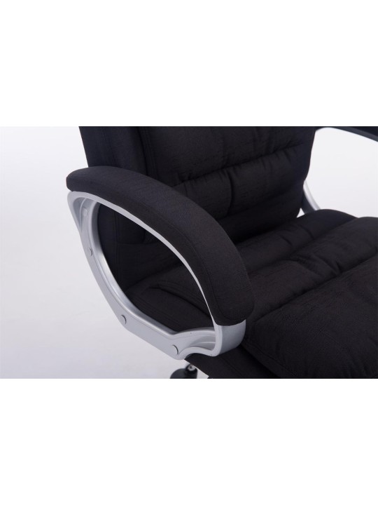 Silla de oficina BIG tela Vancouver, negro