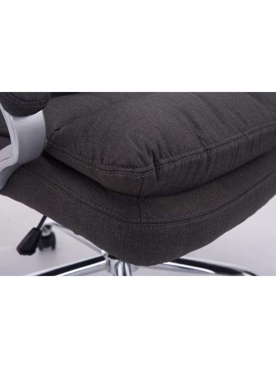 Silla de oficina BIG tela Vancouver, gris oscuro Silla de oficina BIG tela Vancouver, gris oscuro