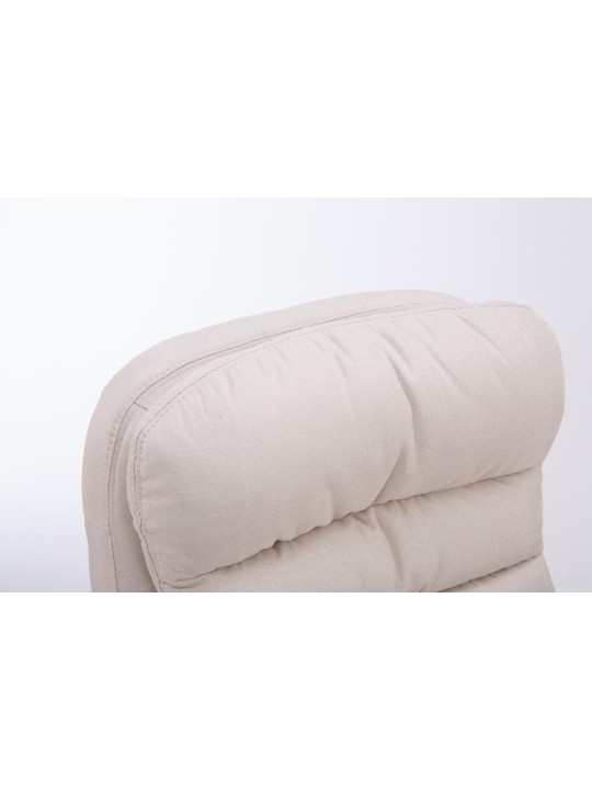 Silla de oficina BIG tela Vancouver, crema