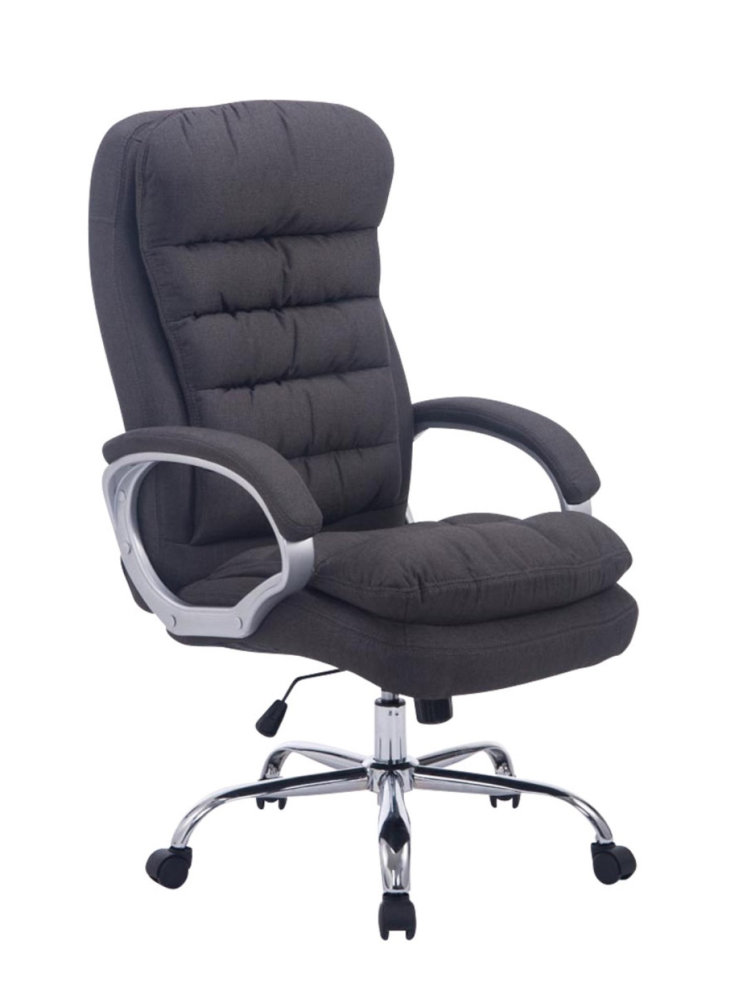 Silla de oficina BIG tela Vancouver, gris oscuro
