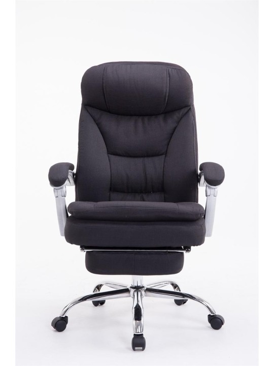 Silla de oficina XL tela Troy, negro