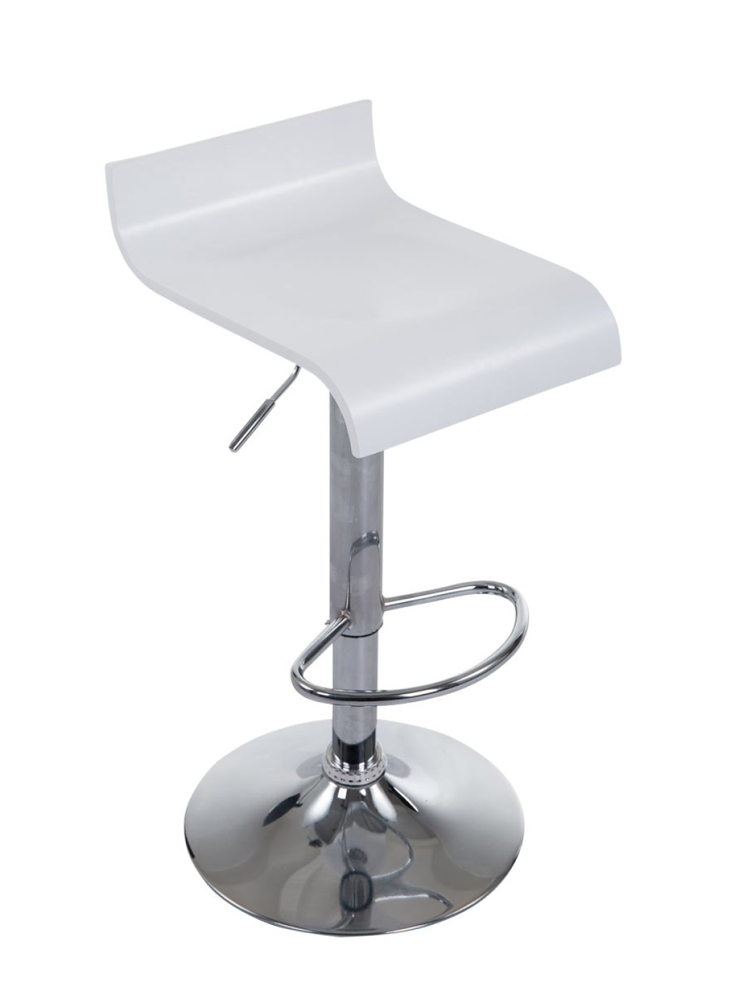 Taburete de bar Madera, blanco