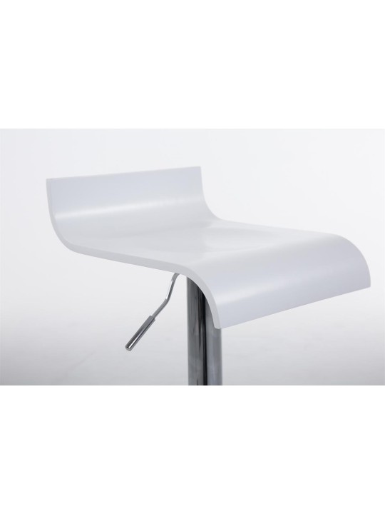 Taburete de bar Madera, blanco Taburete de bar Madera, blanco