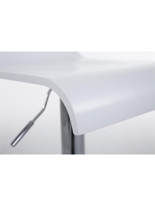 Taburete de bar Madera, blanco Taburete de bar Madera, blanco