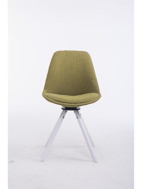 Silla de Visita Troyes Giratoria Tela Redonda, verde Silla de Visita Troyes Giratoria Tela Redonda, verde