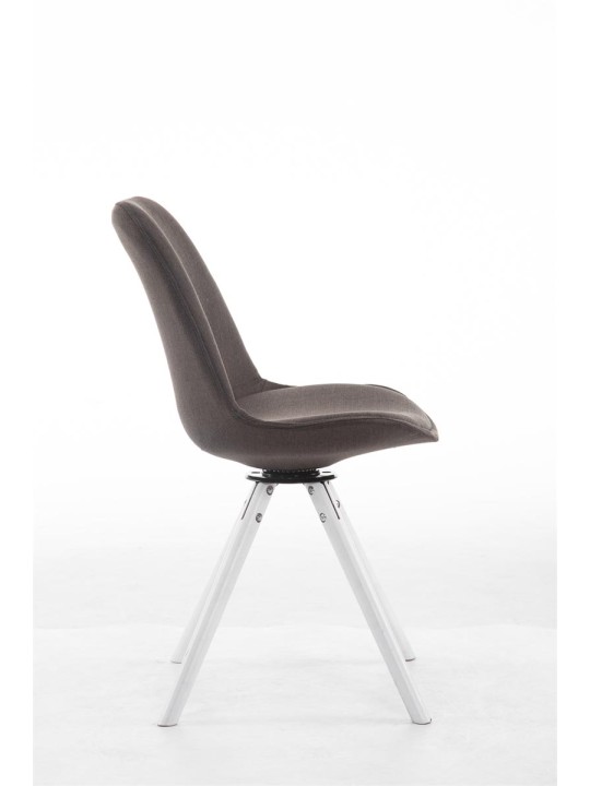 Silla de Visita Troyes Giratoria Tela Redonda, gris oscuro Silla de Visita Troyes Giratoria Tela Redonda, gris oscuro