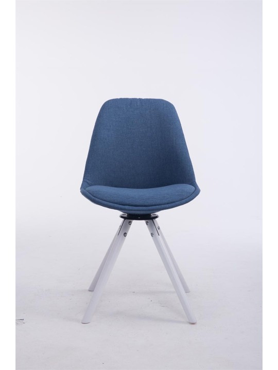 Silla de Visita Troyes Giratoria Tela Redonda, azul Silla de Visita Troyes Giratoria Tela Redonda, azul