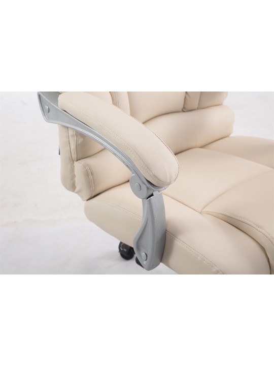 Silla de oficina Pacific, crema