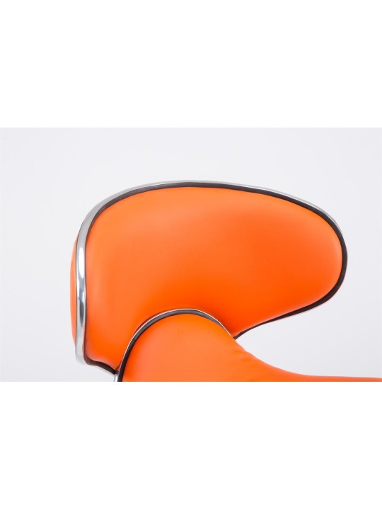 Taburete de bar Las Vegas V2 cromo, naranja