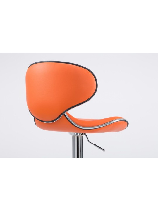Taburete de bar Las Vegas V2 cromo, naranja
