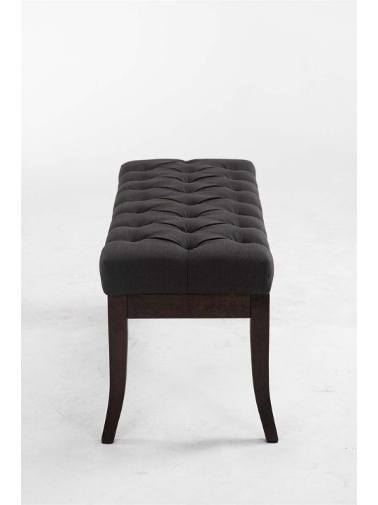 Banco Ramses tela antiguo-oscuro 100, gris oscuro