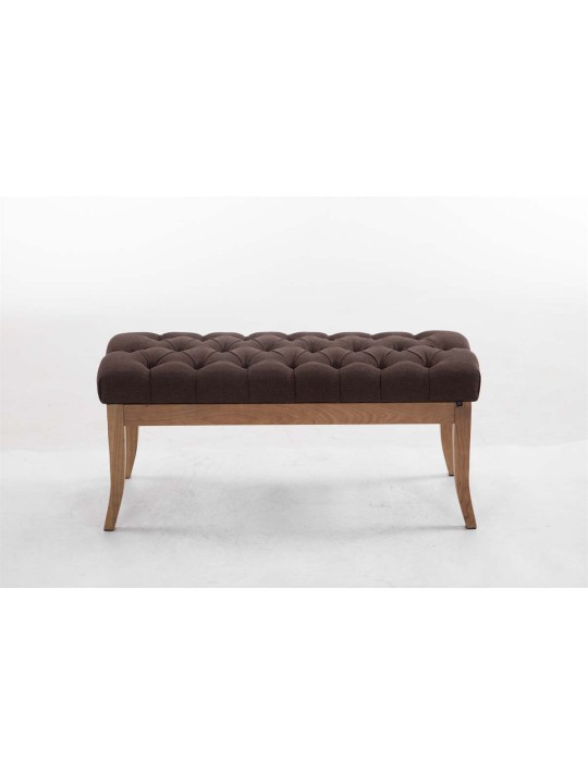 Banco Ramses tela antiguo-claro 100, marrón