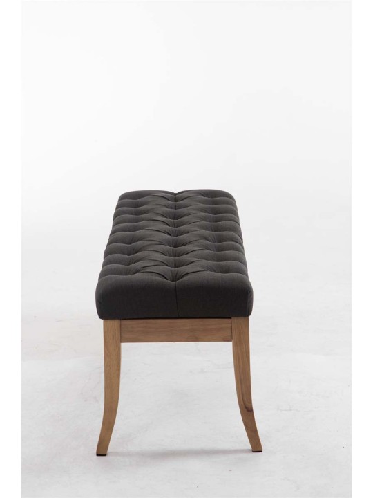 Banco Ramses tela antiguo-claro 120, gris oscuro