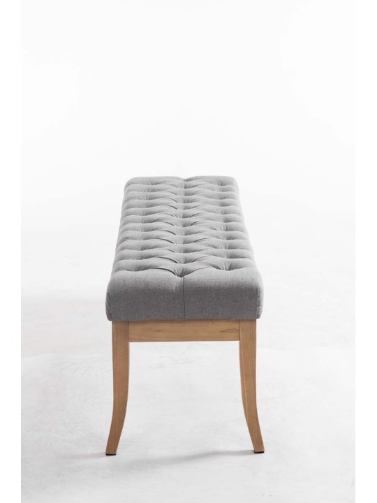 Banco Ramses tela antiguo-claro 150, gris