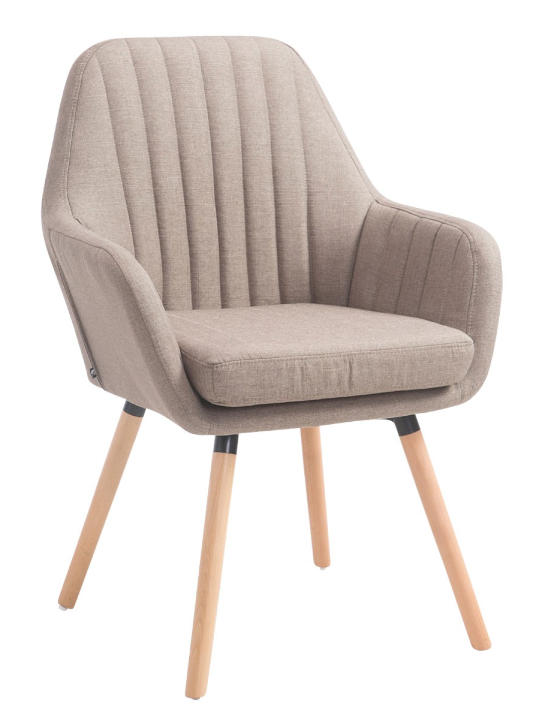 Silla Florian tela Natura, taupe