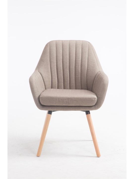Silla Florian tela Natura, taupe Silla Florian tela Natura, taupe