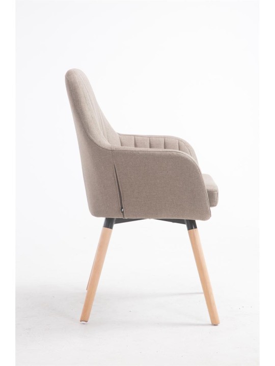 Silla Florian tela Natura, taupe Silla Florian tela Natura, taupe
