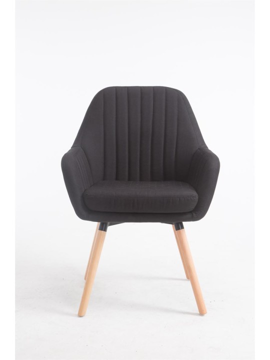 Silla Florian tela Natura, negro Silla Florian tela Natura, negro