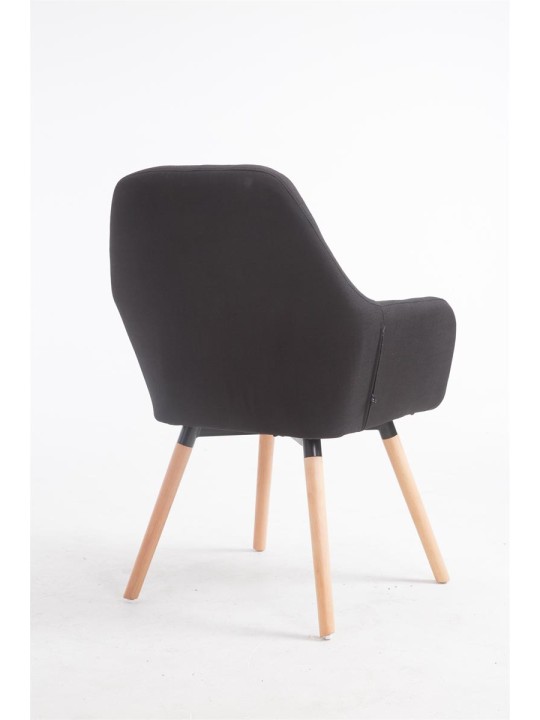 Silla Florian tela Natura, negro Silla Florian tela Natura, negro