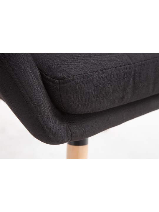 Silla Florian tela Natura, negro Silla Florian tela Natura, negro