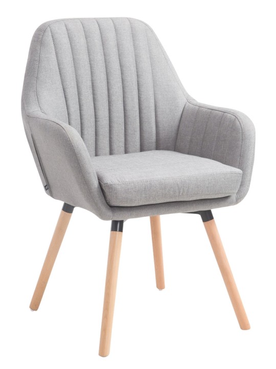 Silla Florian tela Natura, gris Silla Florian tela Natura, gris