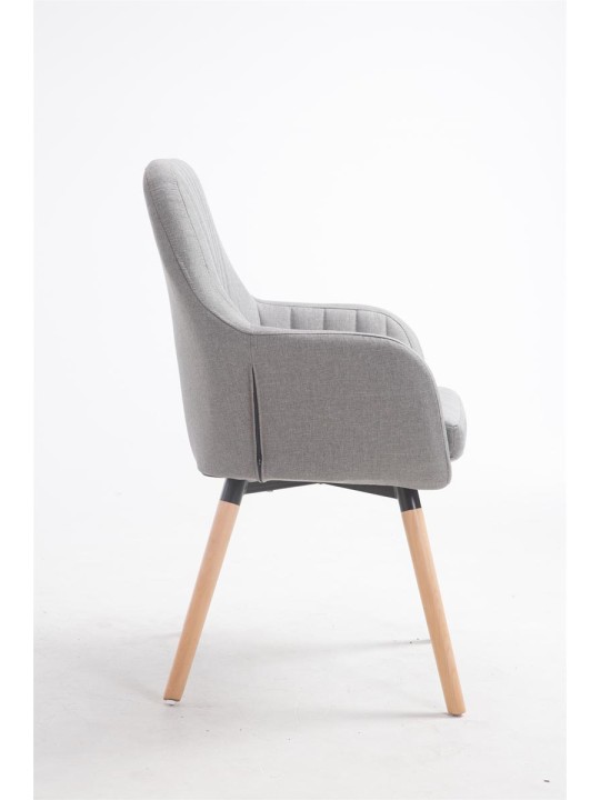 Silla Florian tela Natura, gris Silla Florian tela Natura, gris