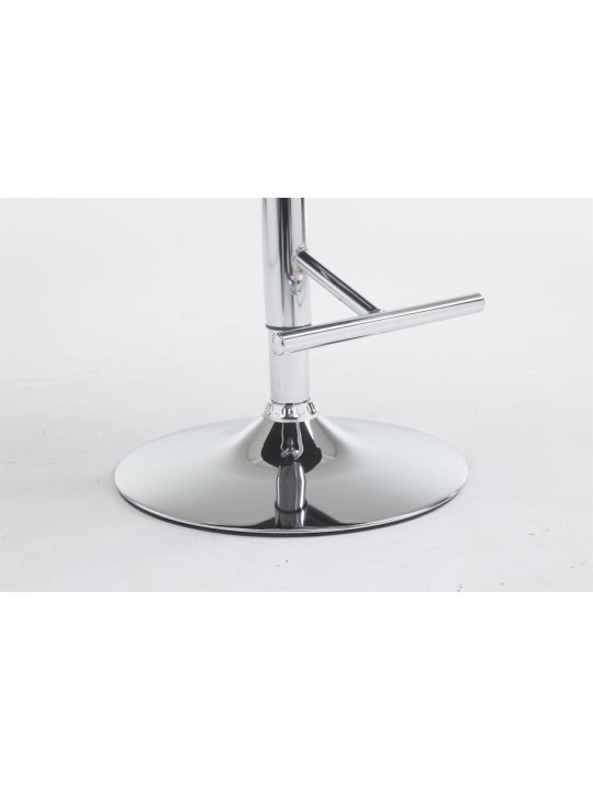 Taburete de bar Los Angeles piel sintética C, blanco