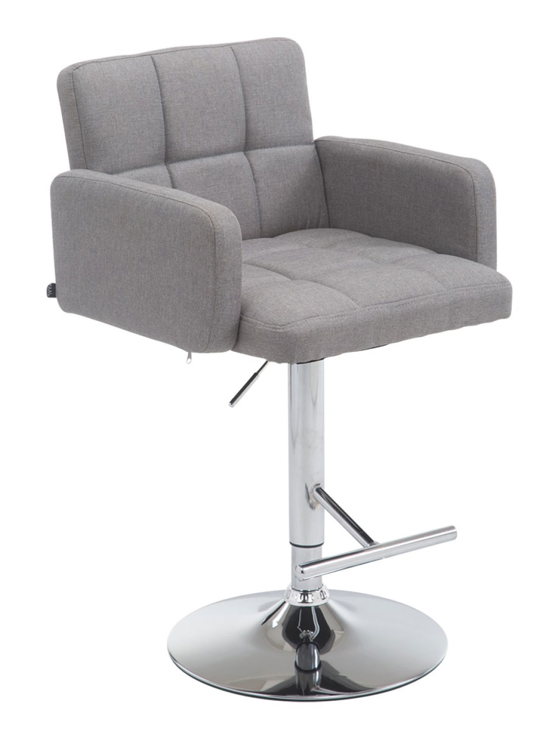 Taburete de bar Los Angeles tela C, gris