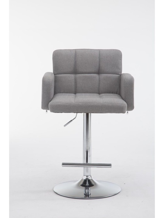 Taburete de bar Los Angeles tela C, gris