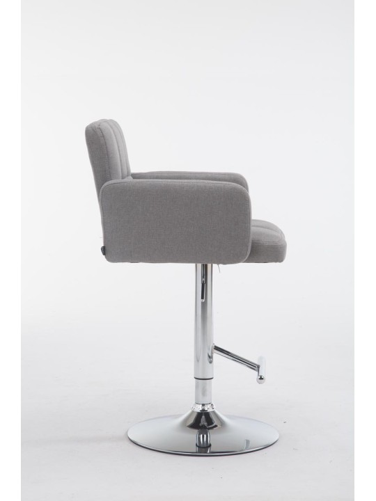 Taburete de bar Los Angeles tela C, gris
