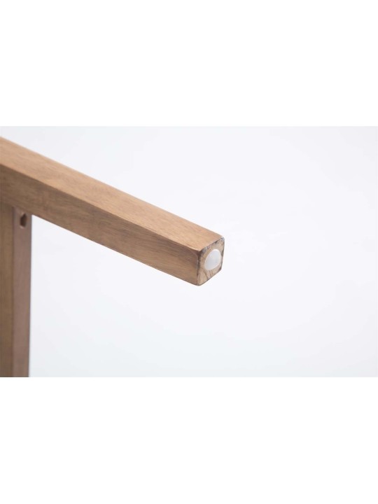 Taburete de bar Louise tela antiguo-claro, gris claro